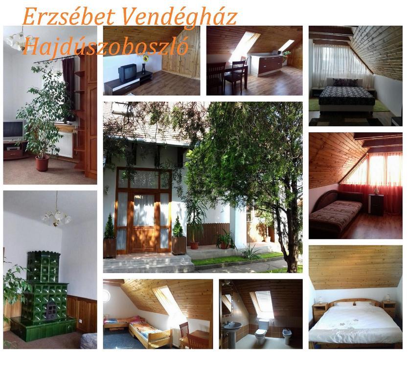 Hajdúszoboszló Erzsebet Vendeghaz Es Apartman מראה חיצוני תמונה